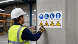 Placas de señalización industrial